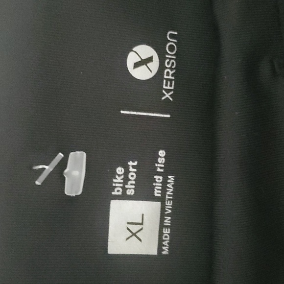 Xersion Black Bike Shorts Mid Rise Mid-rise Size Xl X-large - Picture 4 of 5